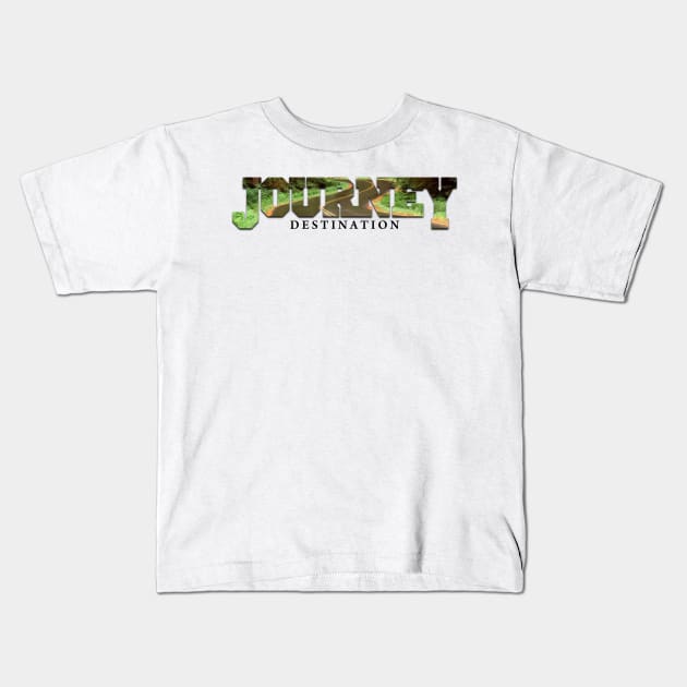 Focus on the Journey Kids T-Shirt by TakeItUponYourself